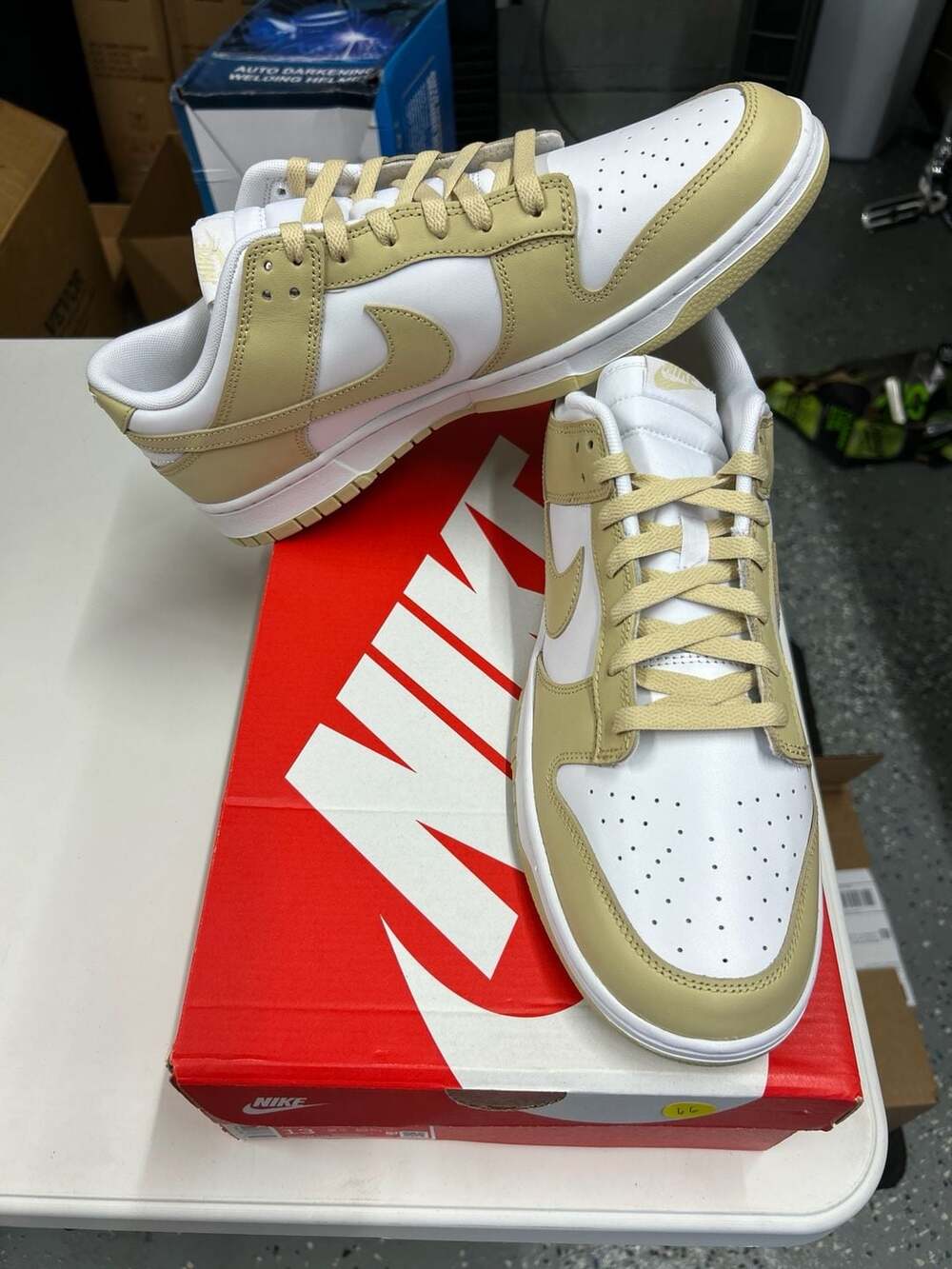 Nike Dunk Low Retro BTTYS Team Gold White DV0833-100